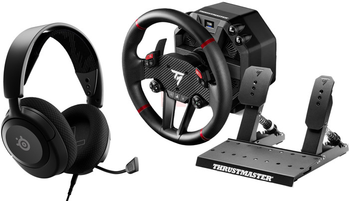 Thrustmaster T598 Direct Drive Racestuur + SteelSeries Arctis Nova 1 Zwart Main Image