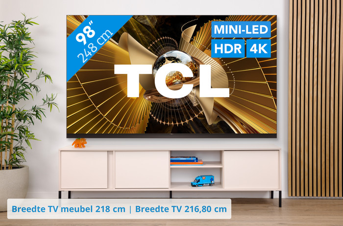 TCL SQD Mini-led 98" X11L (2026) visual Coolblue 1