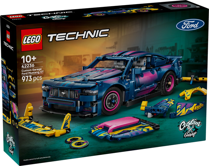 LEGO Technic Aanpasbare Ford Mustang GT auto 42236 verpakking