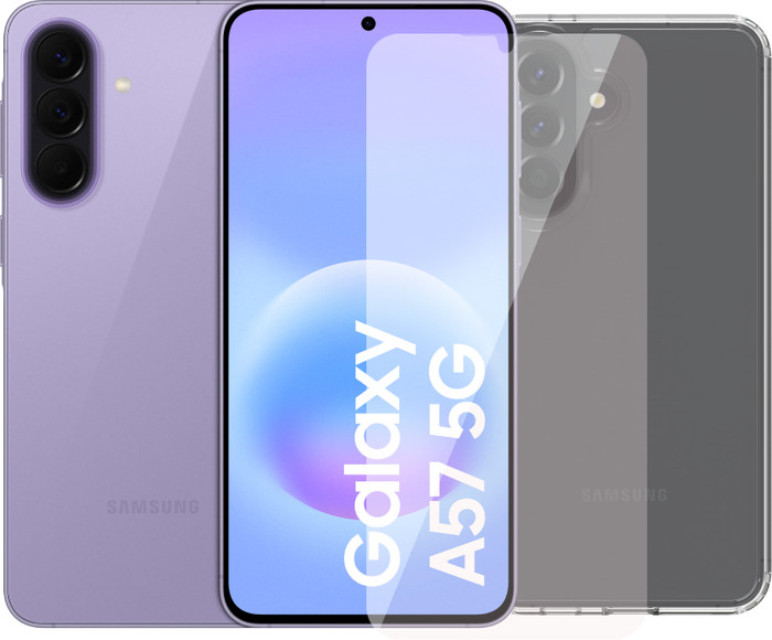 Samsung Galaxy A57 256GB Paars 5G + Accessoirepakket Main Image