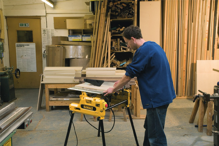 DeWalt DW743N product in use