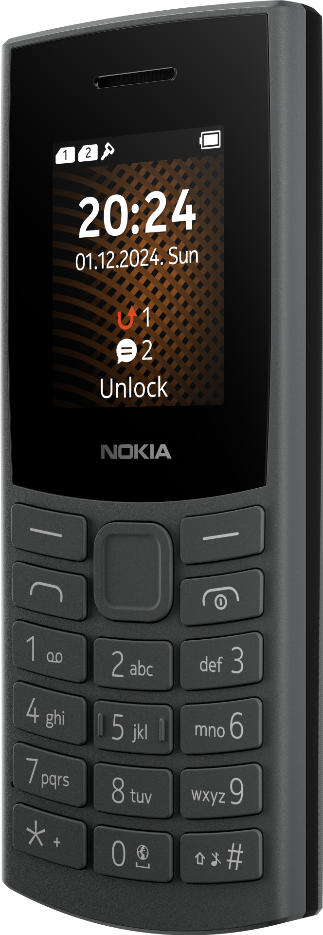 Nokia 105 128MB Gray 4G front