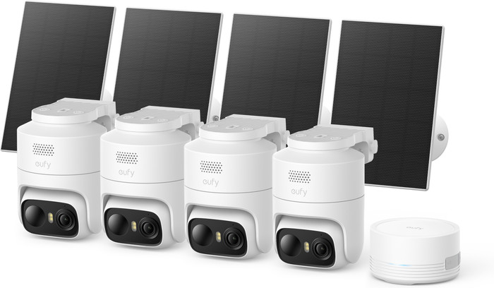 EufyCam C37 4K 4-Pack + HomeBase Mini Main Image