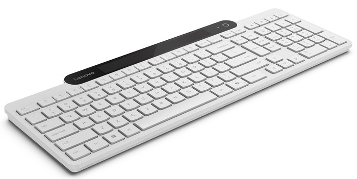 Lenovo 800 Self-Charging Bluetooth Toetsenbord QWERTY Wit linkerkant