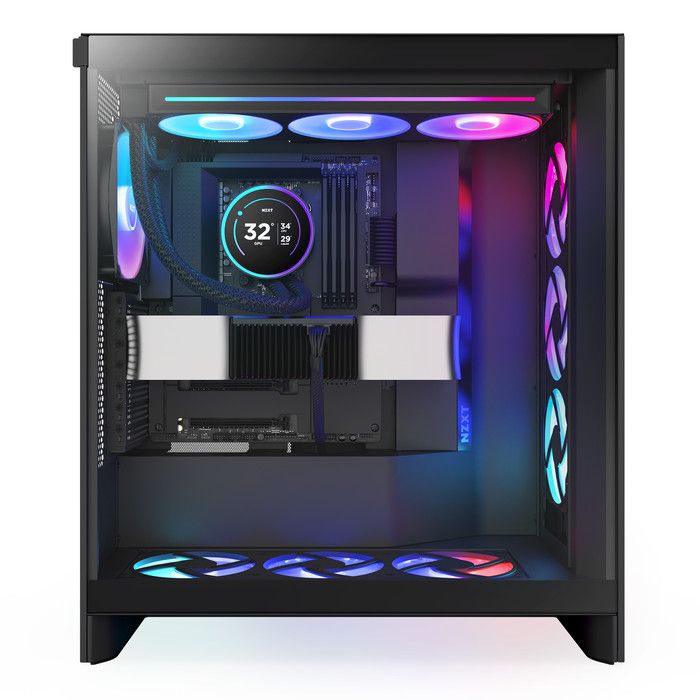 NZXT Kraken Elite 360 V2 - RGB - Zwart product in gebruik