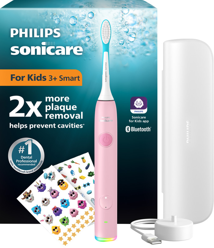 Philips Sonicare For Kids 3+ Smart HX6600/41 Roze Main Image