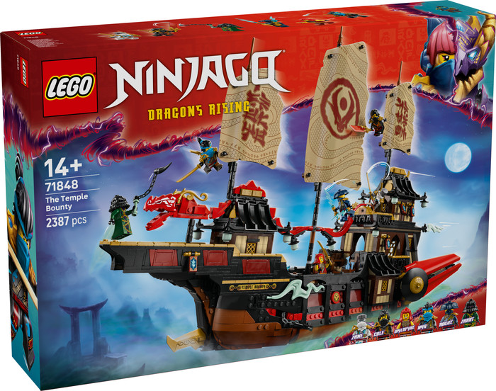 LEGO Ninjago de Tempel Bounty 71848 verpakking