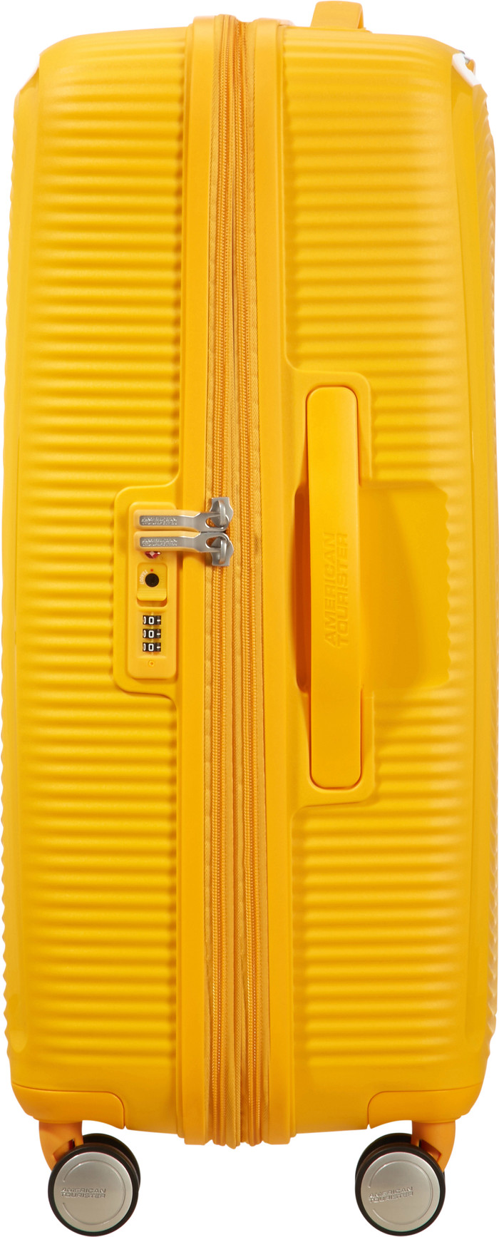 American Tourister Soundbox Expandable Spinner 67cm Golden Yellow null