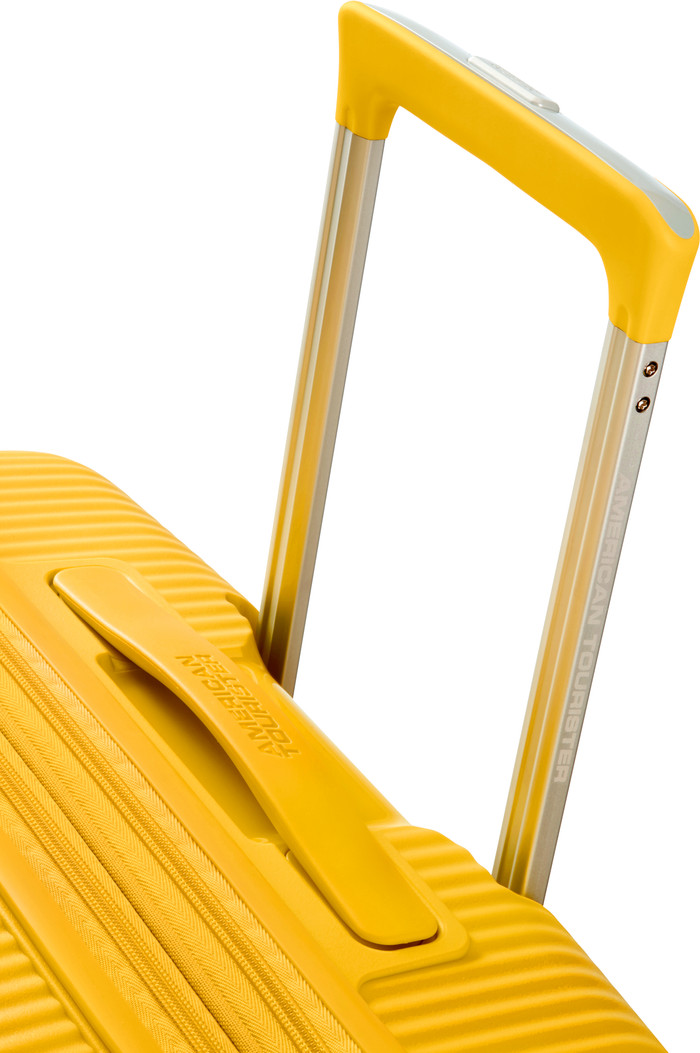 American Tourister Soundbox Expandable Spinner 55cm Golden Yellow null