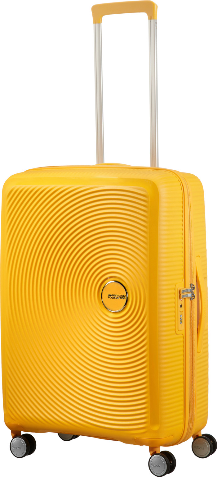 American Tourister Soundbox Expandable Spinner 67cm Golden Yellow null