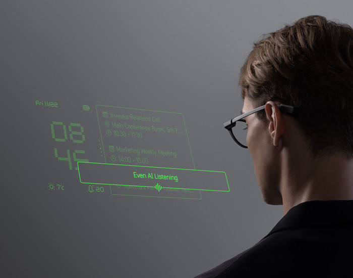 EvenRealities Even G2A Smart Glasses Green product in use