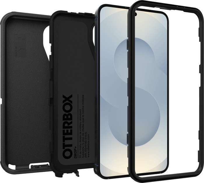 OtterBox Defender Samsung Galaxy S25 Back Cover Black visual supplier