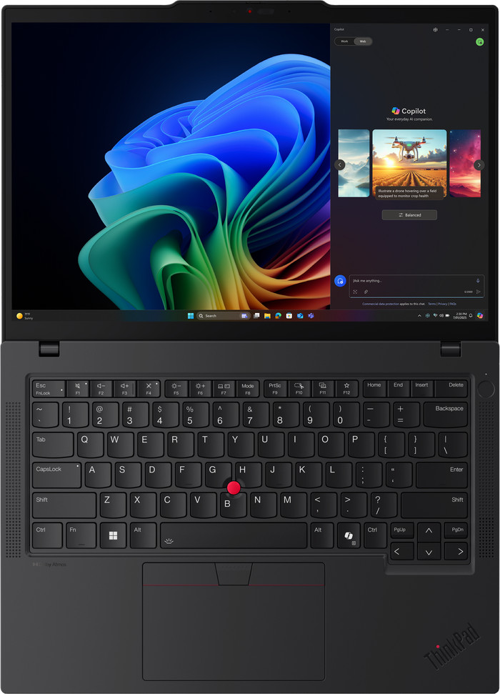 Lenovo ThinkPad T14 Gen 6 (AMD) Copilot+ PC - 21QJ0053MH QWERTY bovenkant