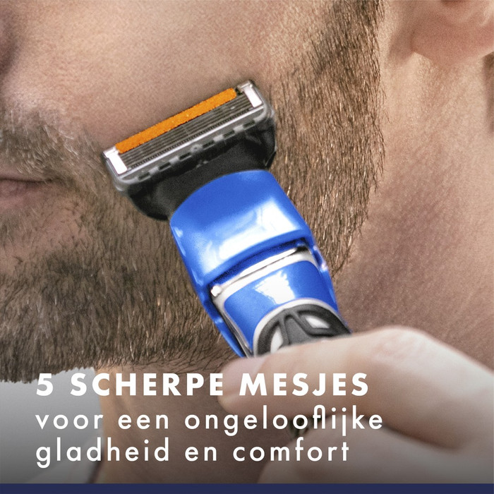 Gillette All In One product in gebruik