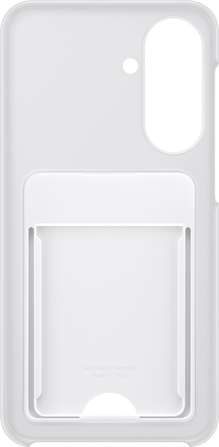 Samsung Galaxy A27 Card Slot Back Cover Grijs voorkant