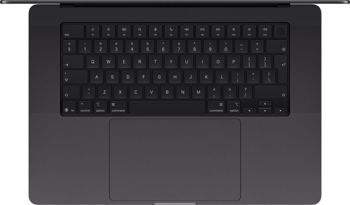 Apple MacBook Pro PROLED 16 inch M5 Pro (18 CPU / 20 GPU) 48GB/1TB Zwart QWERTY bovenkant