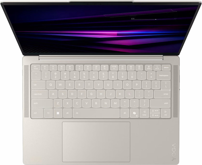 Lenovo Yoga Slim 7 OLED Copilot+ PC 14IPH11 83QM007UMH bovenkant