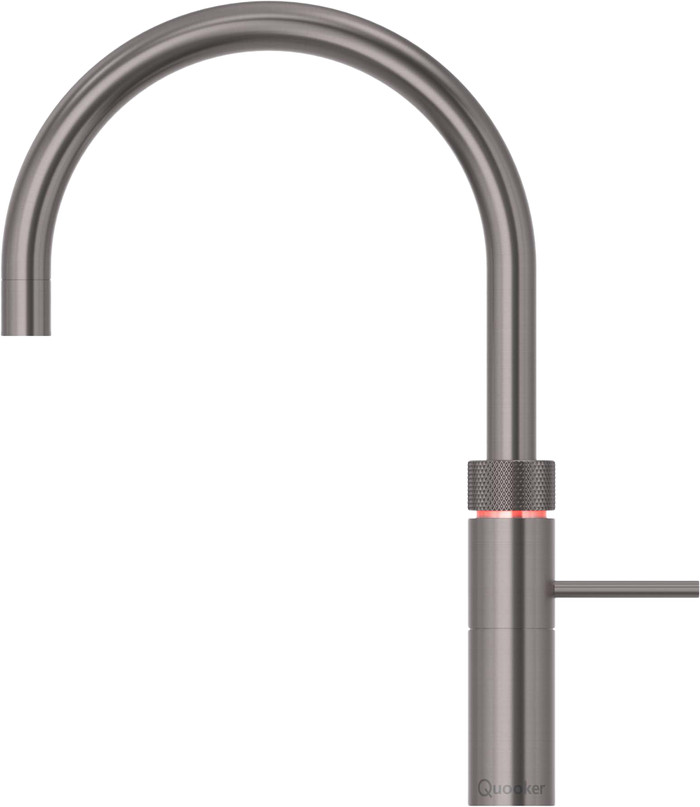 Quooker PRO3 + Quooker Fusion Round Gunmetal voorkant