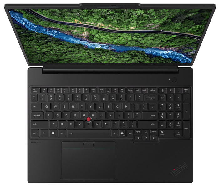 Lenovo ThinkPad P16s Gen 5 (Intel) - 21XE000WMH QWERTY bovenkant