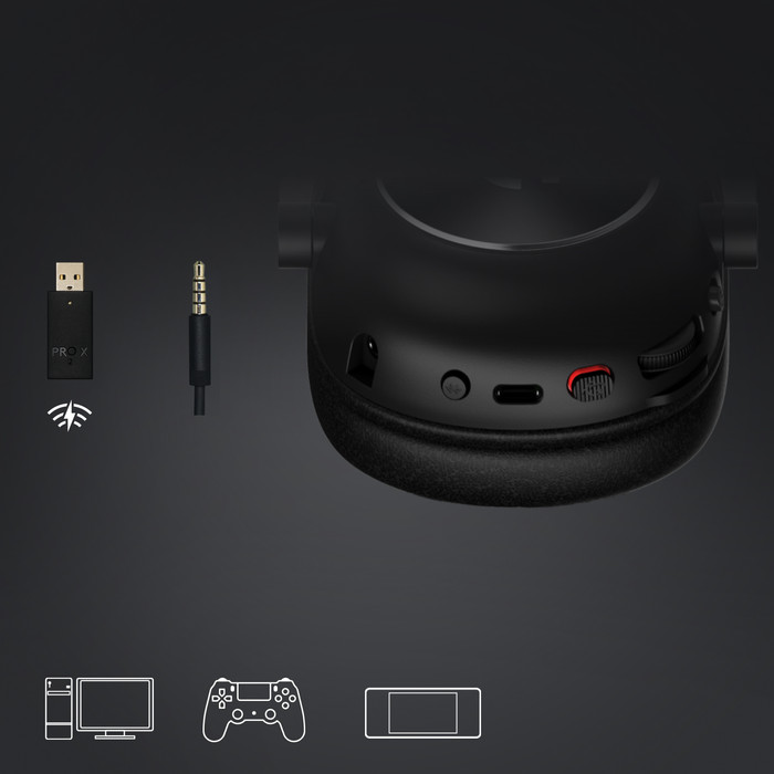 Logitech G PRO X 2 Lightspeed Wireless Gaming Headset Wit product in gebruik