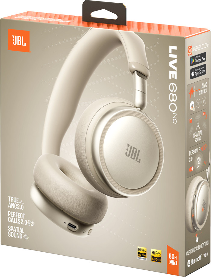 JBL Live 680NC Champagne verpakking