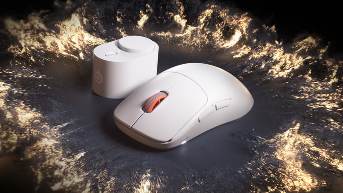 SteelSeries Sensei Pro WL Draadloze Gaming Muis Wit visual leverancier
