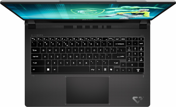 MSI Cyborg 15 Max C2WG-286NL bovenkant