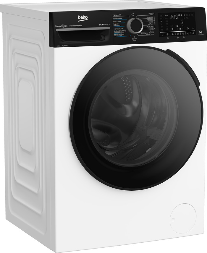 Beko BM5DFT4941B IronFinish - 9/6 kg linkerkant
