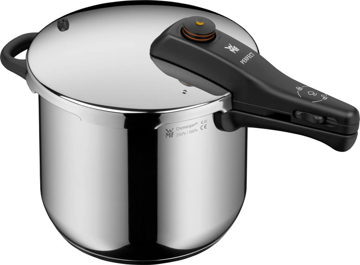 WMF Perfect One Snelkookpannenset 6,5L en 3L voorkant