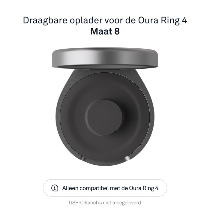 Oura Ring 4 Draadloze Oplaadcase Maat 9 visual leverancier
