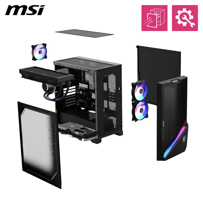 MSI MPG Infinite X3 AI 2NVR7-036EU inside