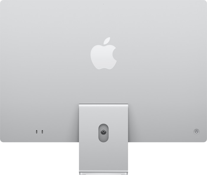Apple iMac M6 (10 CPU / 10 GPU) 16GB/256GB Zilver QWERTY achterkant