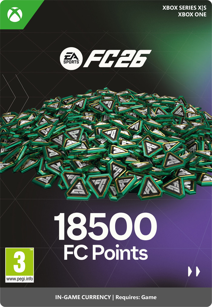 EA Sports FC 26 18500 FC Points Xbox Series X|S en Xbox One - Digitaal voorkant