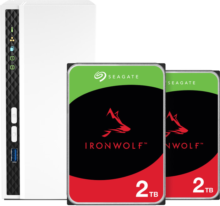 QNAP TS-233 + Seagate Ironwolf 2TB Duo Pack Main Image