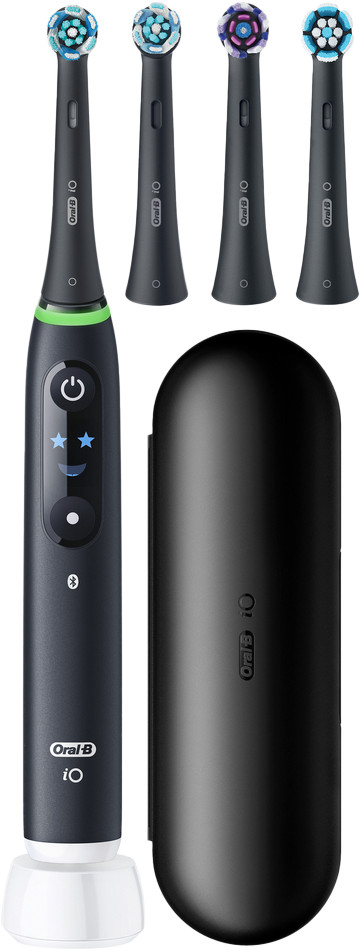 Oral-B iO 6 Zwart met 4 opzetborstels Main Image