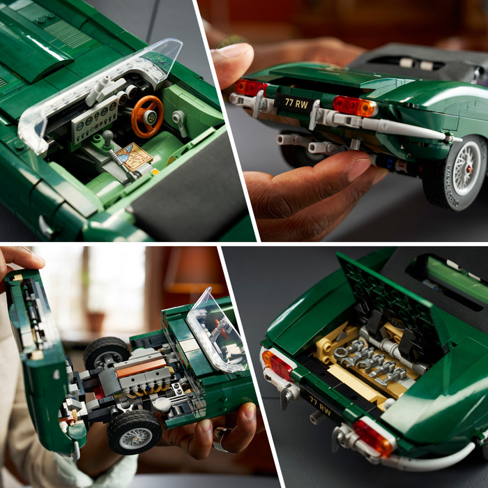 LEGO Icons Jaguar E-Type 11381 product in gebruik