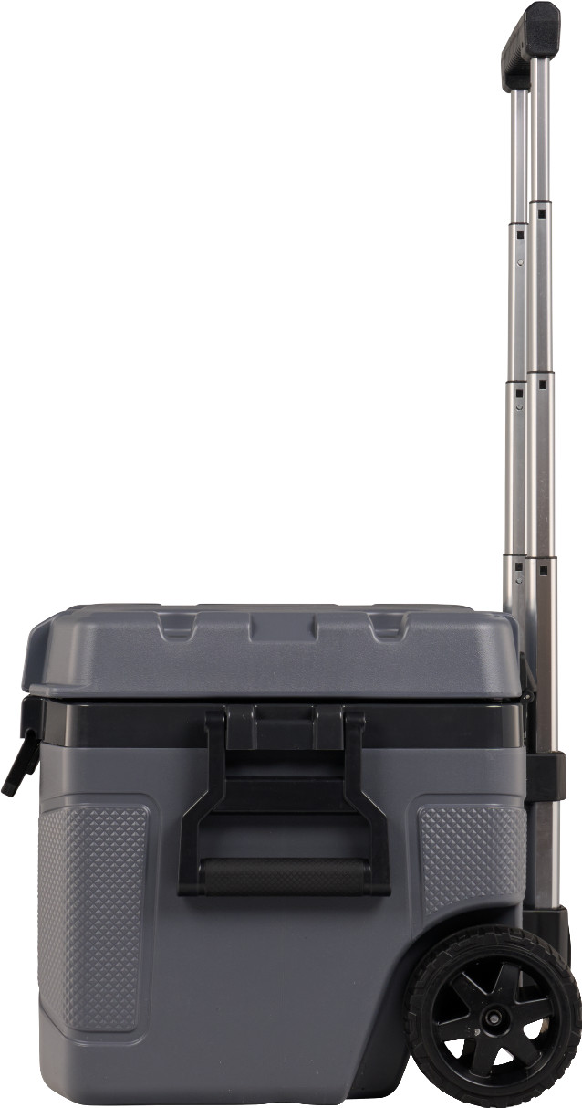 Igloo Trailmate 52 QT Carbonite Roller Cooler right side