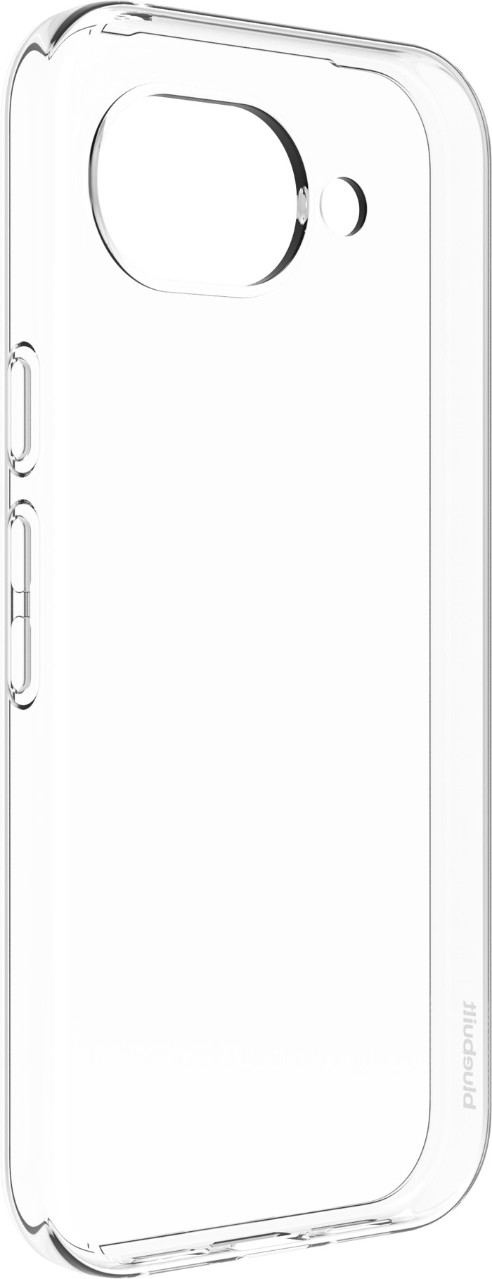 BlueBuilt Google Pixel 10a Back Cover Transparant rechterkant