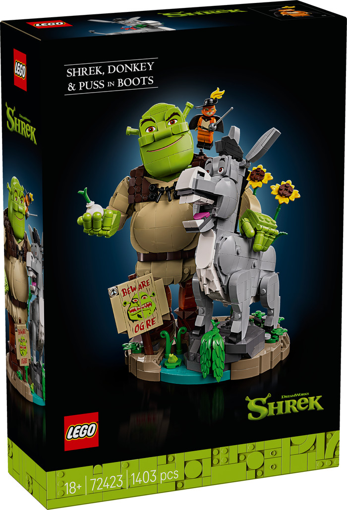 LEGO Shrek, Ezel en de Gelaarsde Kat 72423 verpakking