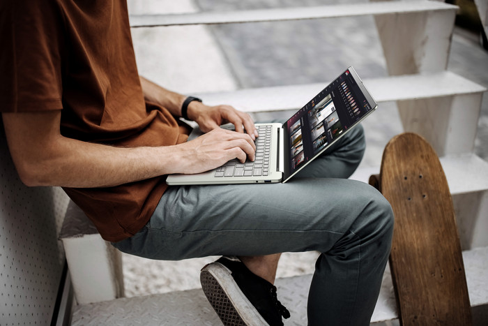 Acer Swift Air 14 SFA14-I31-50RC product in gebruik
