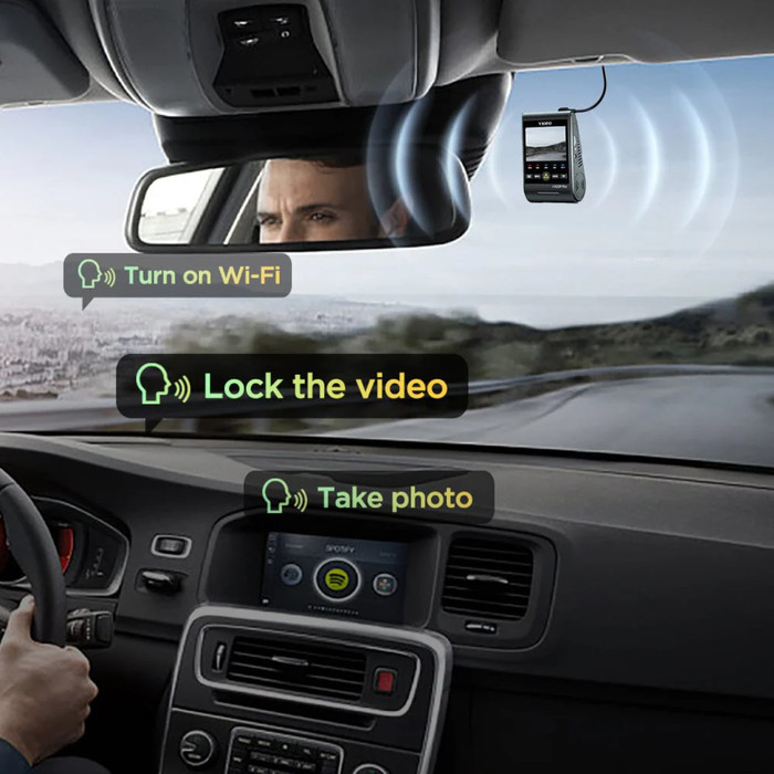 Viofo  A229 Pro 3CH 4K Wifi GPS product in gebruik
