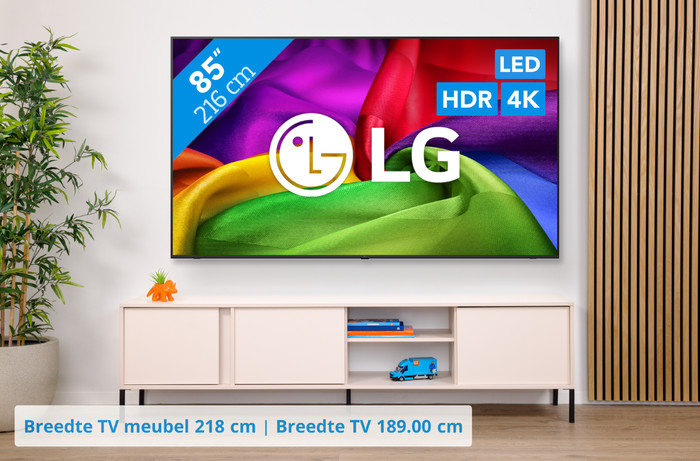 LG Led 85" NU800 (2026) visual Coolblue 1