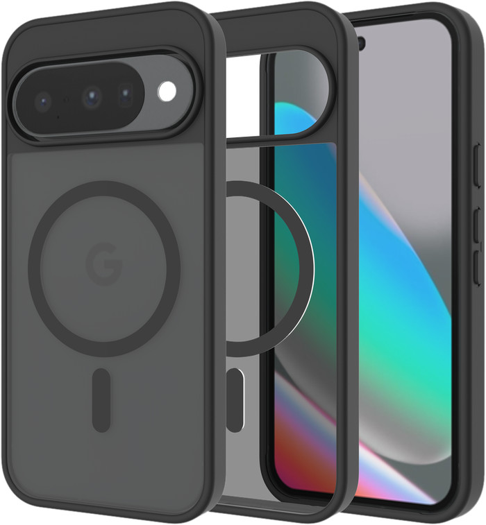 Just in Case Google Pixel 11 / 11 Pro Back Cover met Magneet Zwart binnenkant