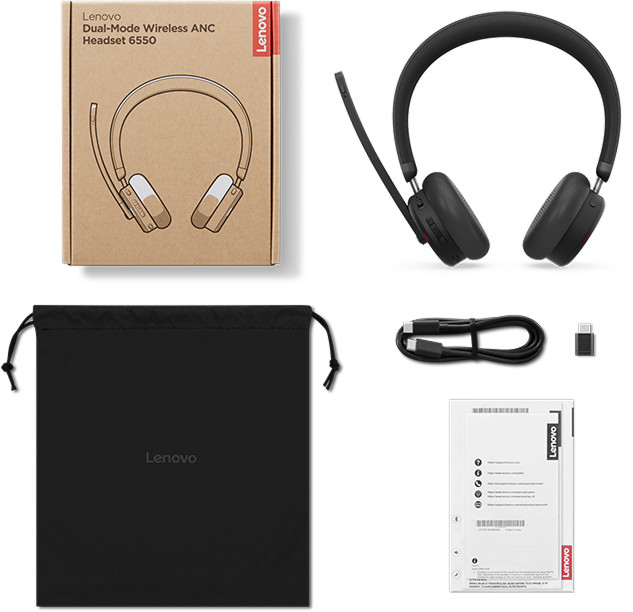 Lenovo 6550 Draadloze Office Headset verpakking