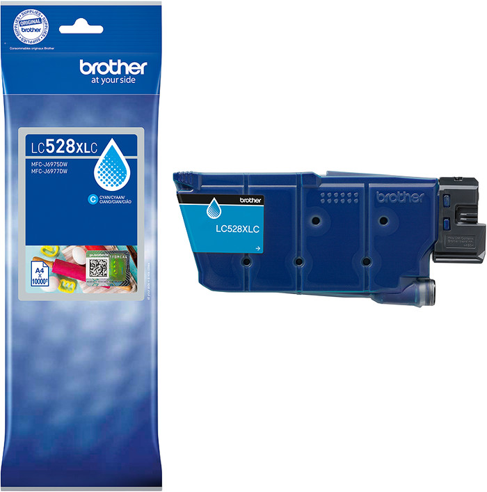 Brother LC-528 XL cartridge cyaan verpakking