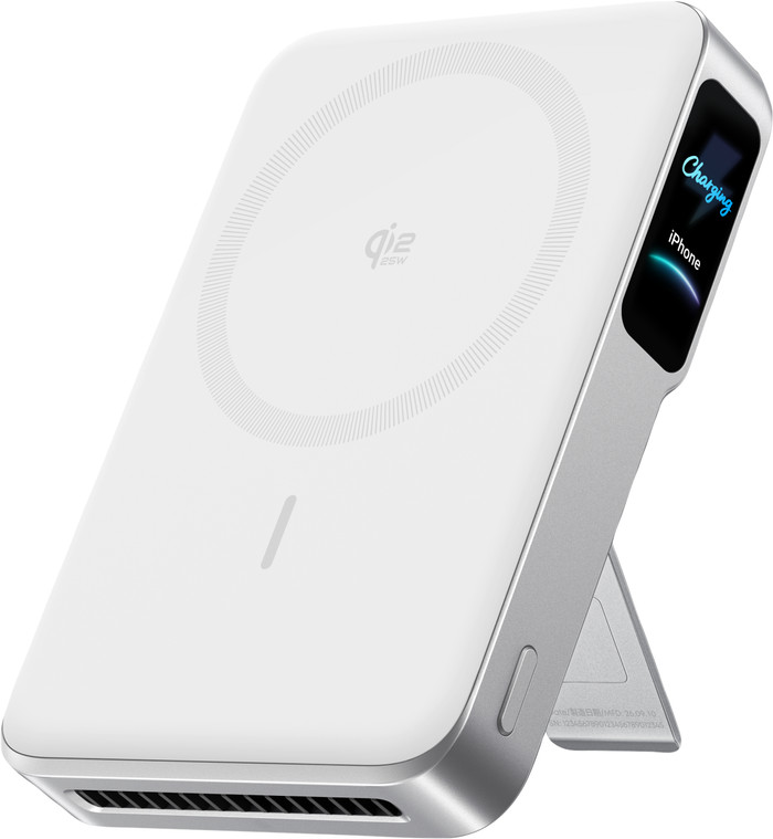 Anker Wireless Power Bank 10,000 mAh with MagSafe and Qi2 25W White Main Image