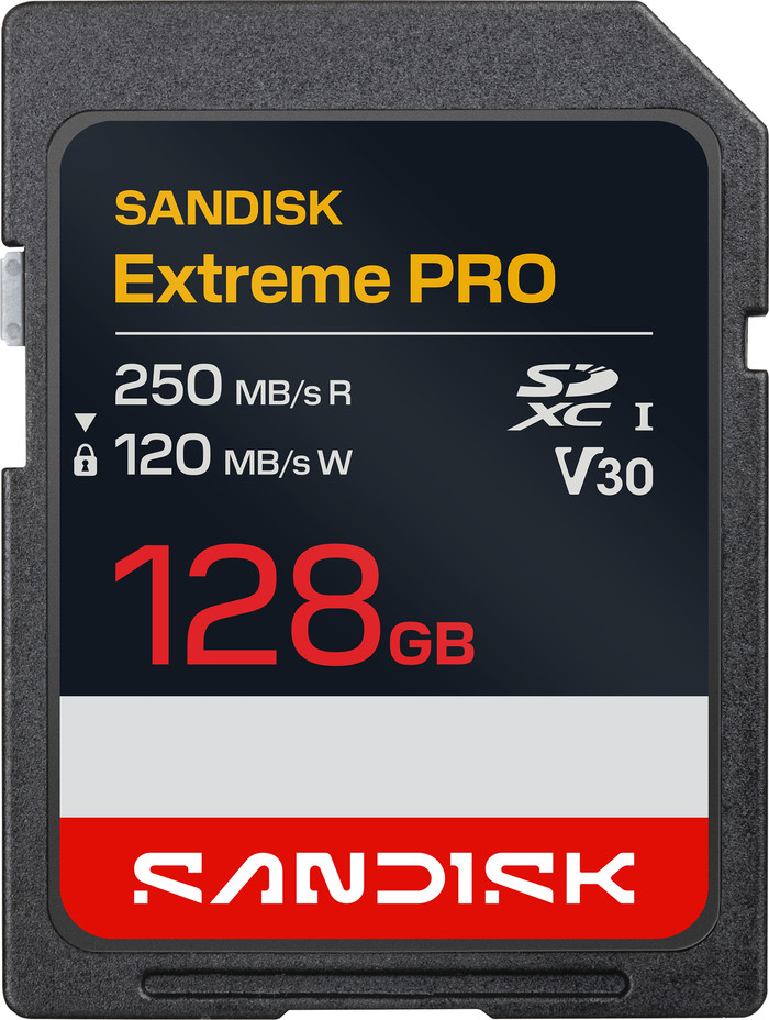 SANDISK Extreme PRO SDXC 128GB 250MB/s Main Image