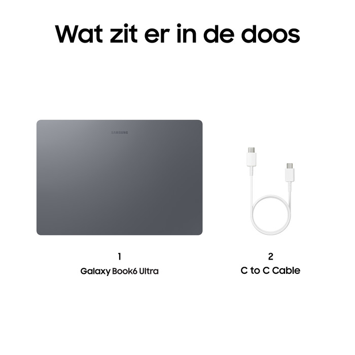 Samsung Galaxy Book6 Ultra 16" Copilot+ PC NP964UJH-XG7NL OLED QWERTY visual leverancier