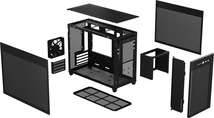 ASUS PRIME AP201 MESH Black inside
