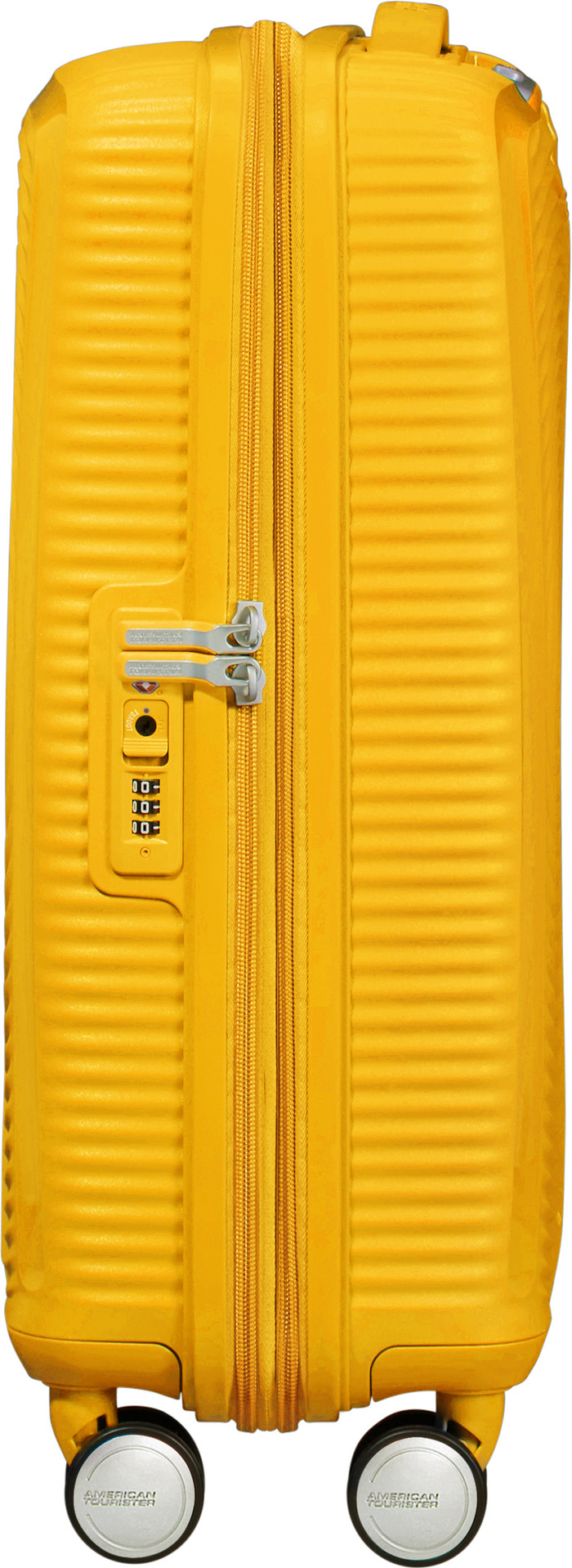 American Tourister Soundbox Expandable Spinner 55cm Golden Yellow null